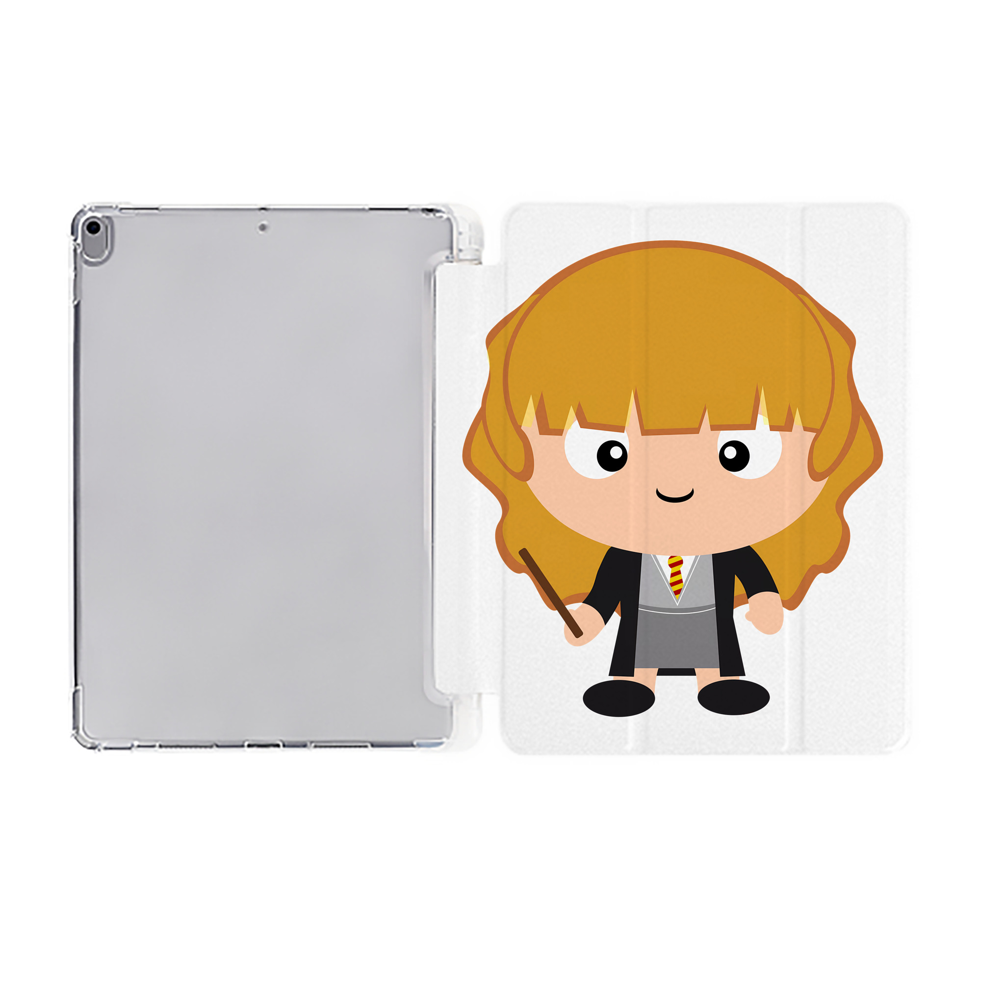 （画像用） Harry Potter ハリー・ポッターシリーズ IPad ケース ペン収納付き 三つ折りスタンド PUレザー×シリコン 対応機種9.5/10.5/10.9インチ